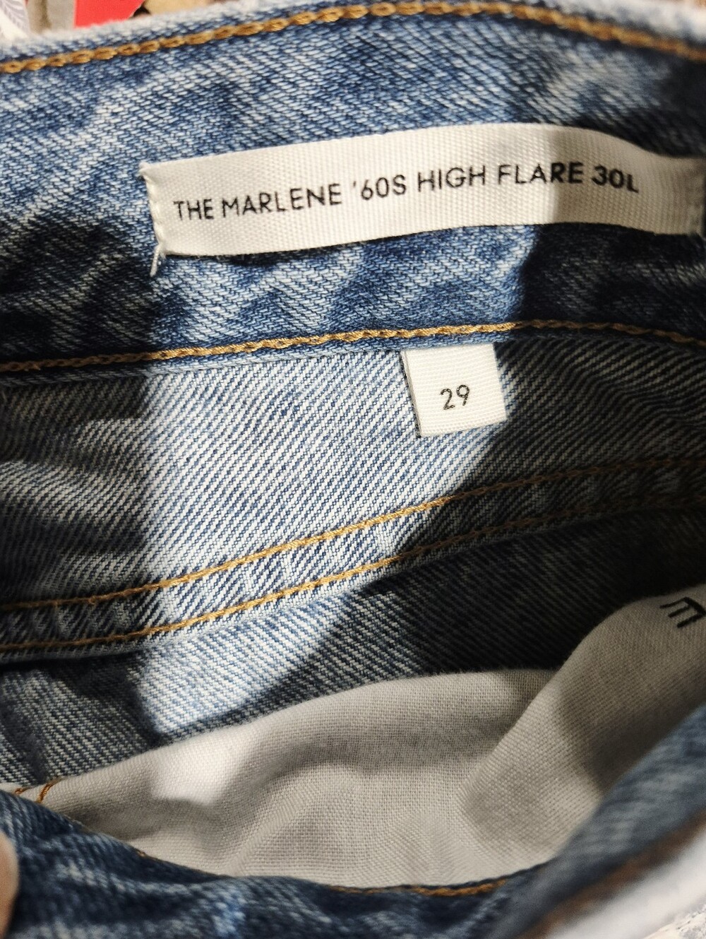 Denim Forum The Marlene '60s High Rise Flare High-waisted Jeans - Picture 7 of 8